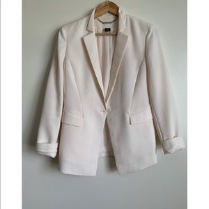 White House Black Market White Blazer
